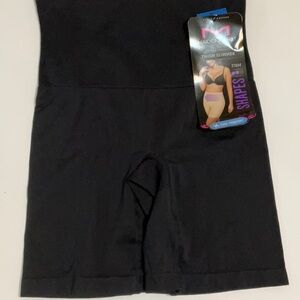 Maidenform Shapes Thigh Slimmer Firm Women’s XL Black Shaper Shapesear